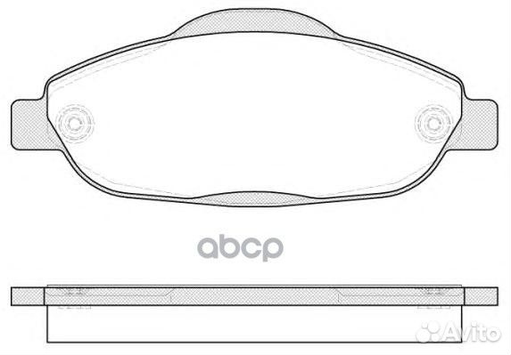 1323 00 FDB4003 425393 колодки дисковые п P