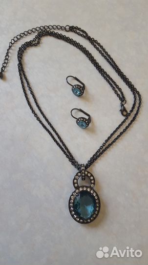 Комплект с кристаллами Swarovski