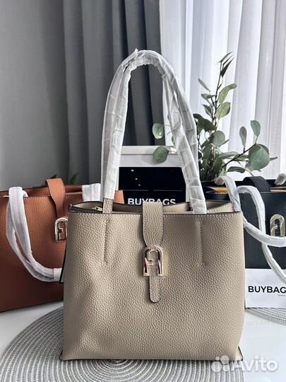 Сумка Furla шопер натуральная кожа