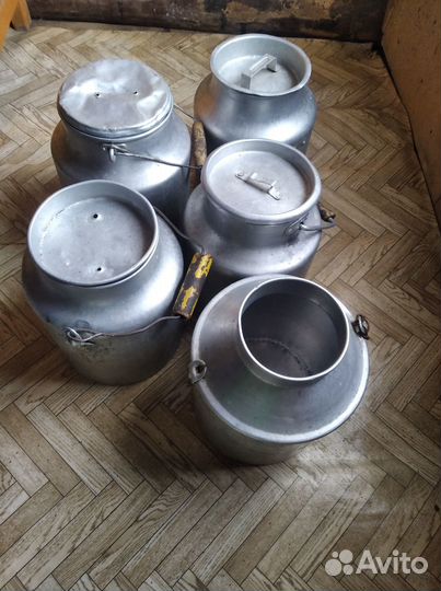 Бидоны аллюминевые 10л, 20л