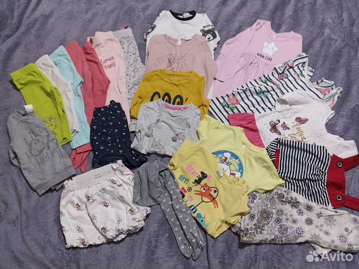 Вещи пакетом на девочку 86
