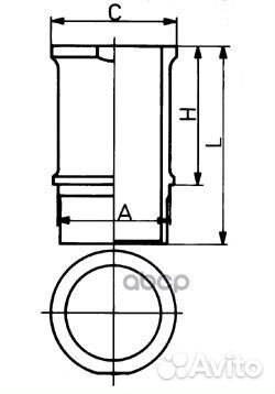 89584110 Гильза блока цилиндров citroen/peugeot