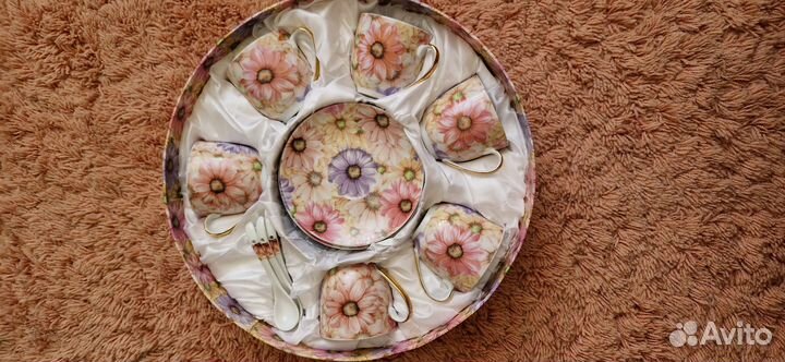 Набор чайный с ложками на 6 персон (чайный сервиз)