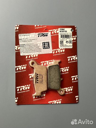 Тормозные колодки TRW MCB575SI