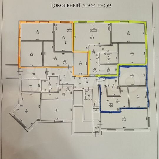 Помещение свободного назначения, 48.3 м²