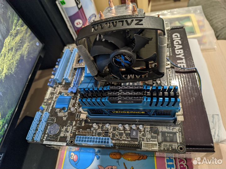 Процессор amd fx 8350, Кулер и озу 24Гб