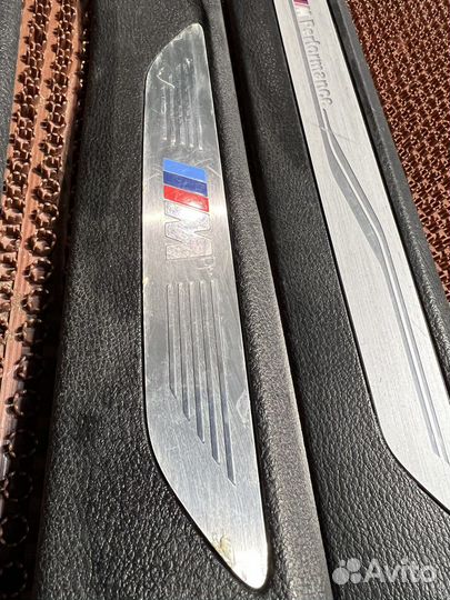 Накладки порогов М X5 F15 X6 F16 накладки M x5