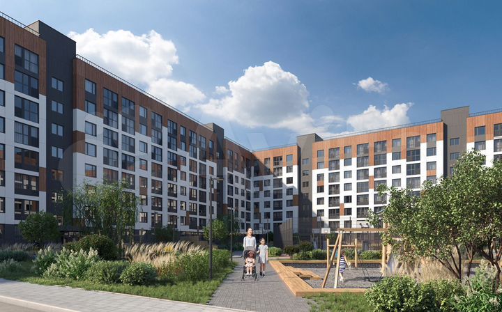 1-к. квартира, 41,3 м², 2/8 эт.