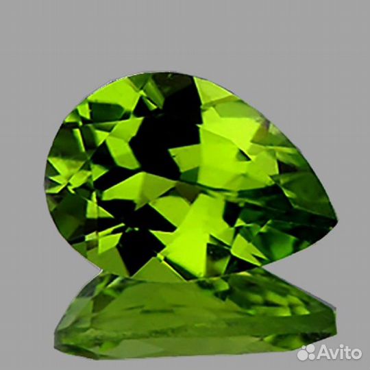 Хризолит, Оливин, Перидот натуральный 2,67Ct 11х8м