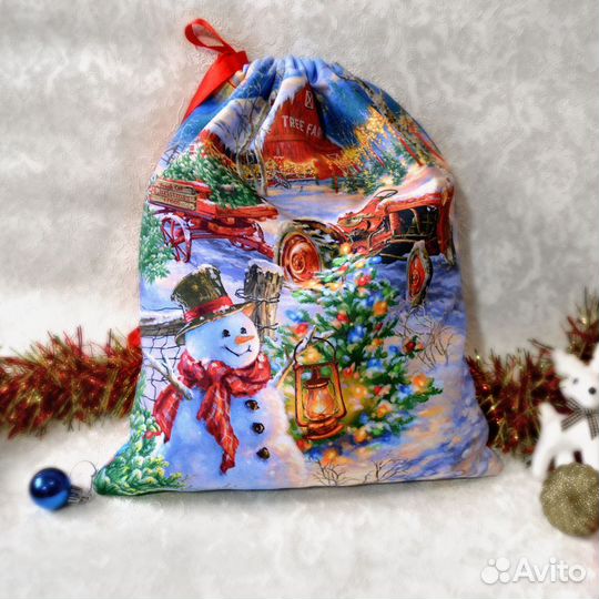 Ткань купоны новогодние 30х20, новые