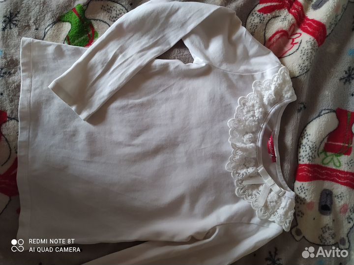 Школьная блузка на девочку 134