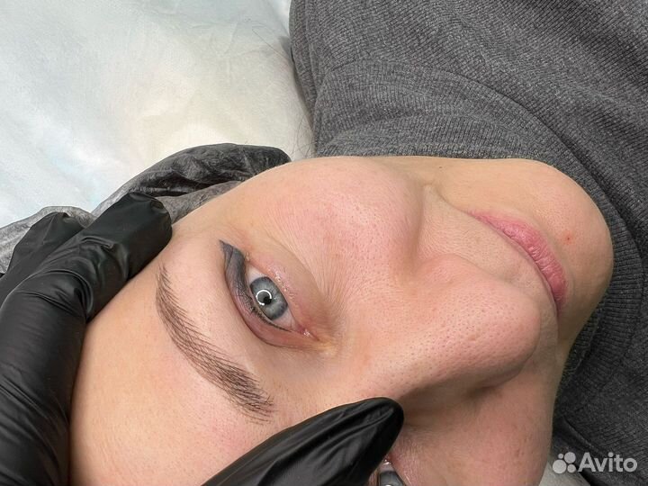 Татуаж волосковые брови (не микроблейдинг)