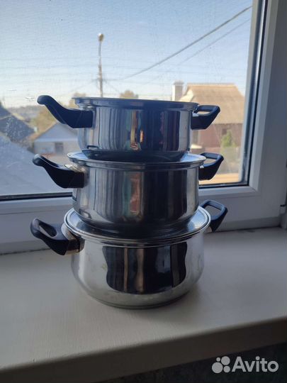 Кастрюли с крышками