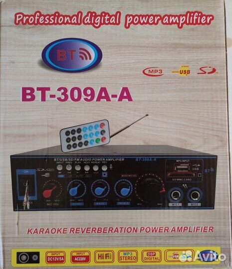 Bluetooth усилитель для колонок Teli BT-309A-A