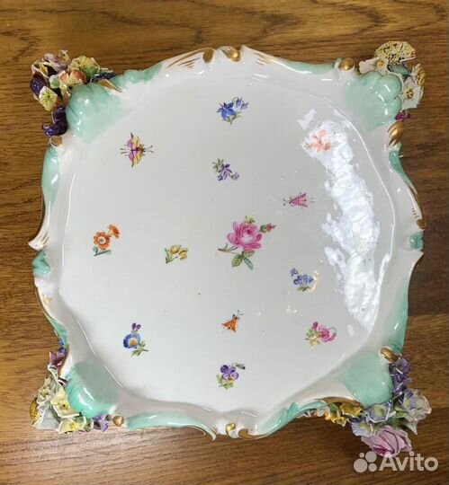 Подставка для вазы или фигур. Meissen. Антиквариат