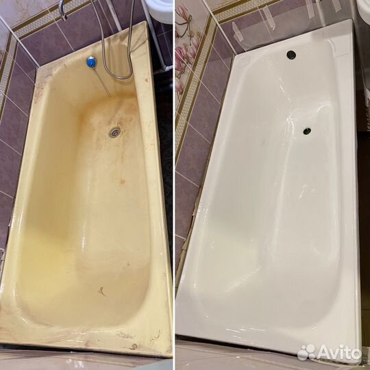 Реставрация ванн жидким акрилом