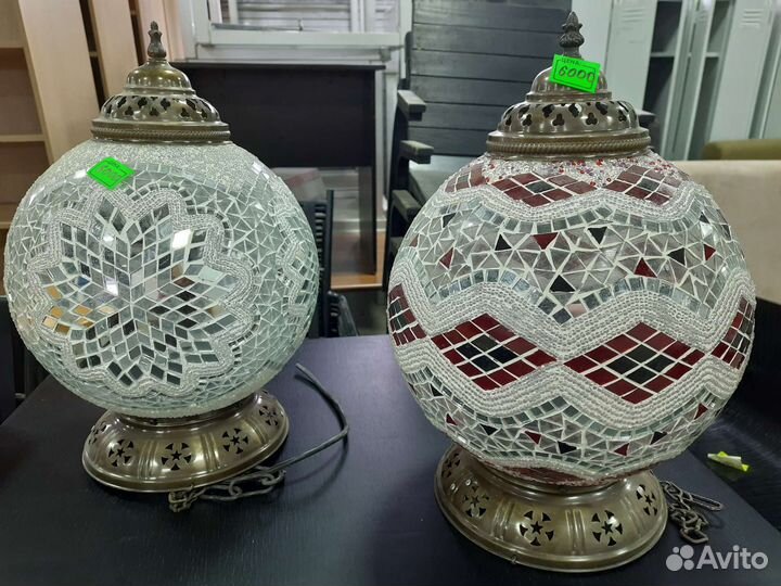 Люстра круглая в восточном стиле