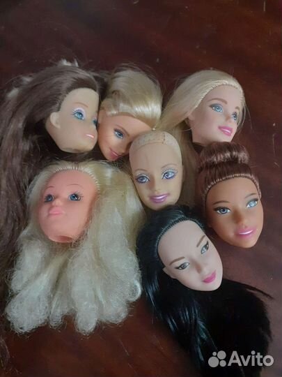 Головы кукол Барби и их аналогов