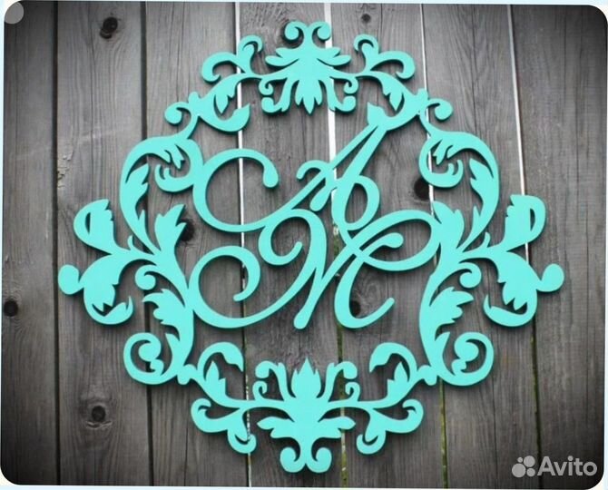 Монограмма на свадьбу / свадебный герб