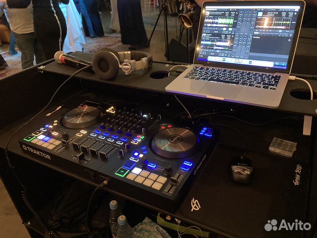 Стойка dj (3 столеш), ширма, фасад, dj стол