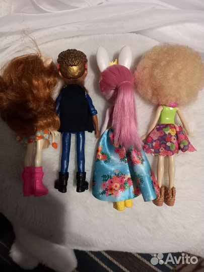 Куклы энчантималс и автобус