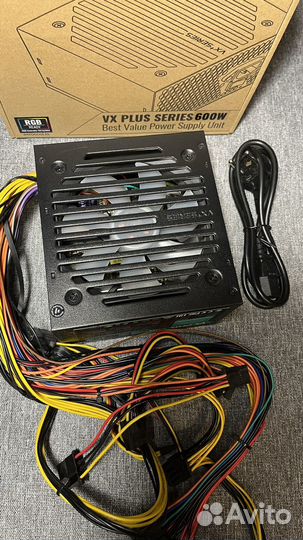 Блок питания aerocool vx plus 600w