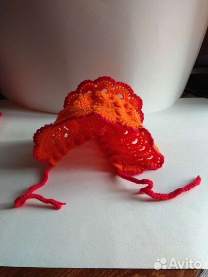 Пинетки и чепчик