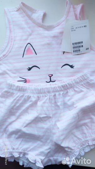 Майка и шорты для девочки
