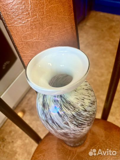 Советская ваза, цветное стекло