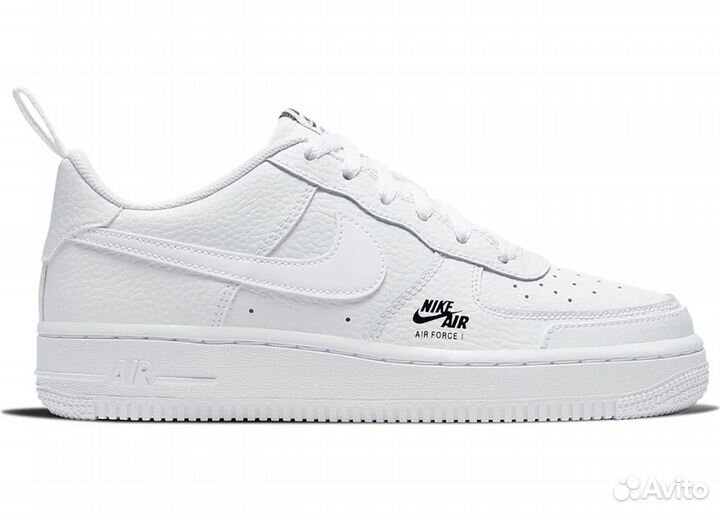 Nike Air Force 1 Low White Grey Fog (GS) 6.5Y 6 UK