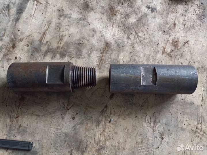 Коронка твердосплавная 59, Буровой приварной замок