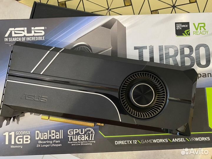 Asus Geforce GTX 1080 ti 11Gb