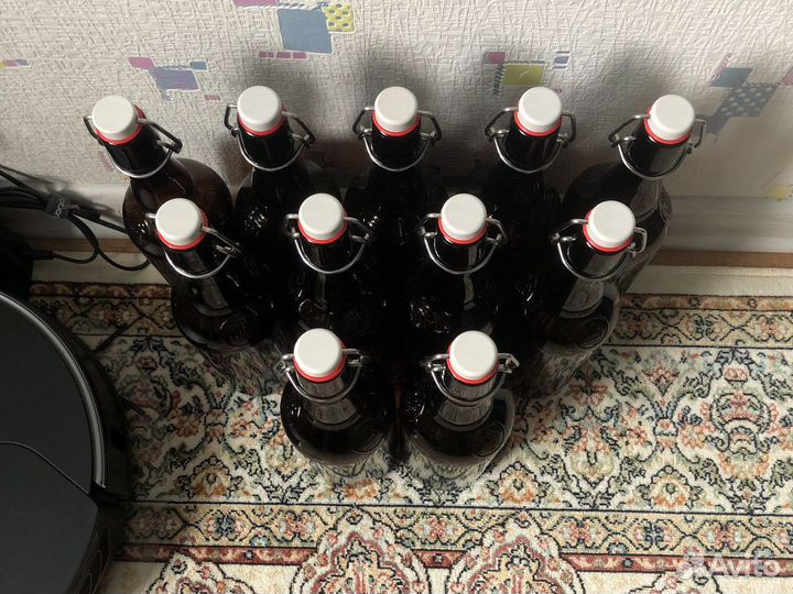 Бутылка с бугельной пробкой 0.75л