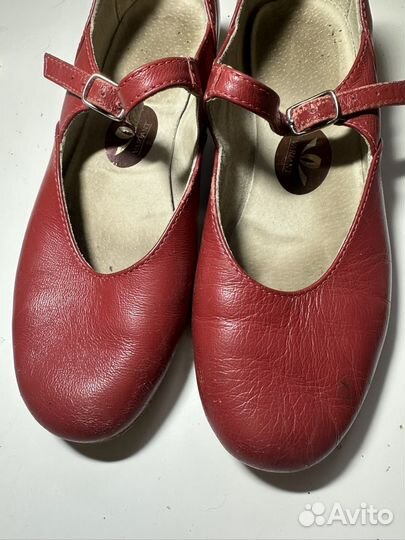 Туфли танцевальные народные красные 32 р
