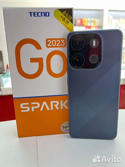 Телефон, Tecno Spark Go 2023 64 гб