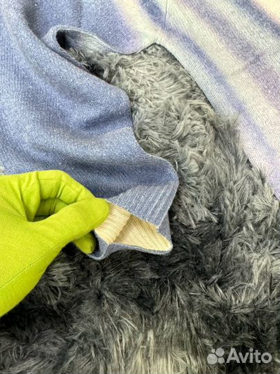 Свитер Supreme Blurred Logo sweater синий