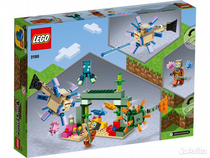 Набор lego Minecraft 21180 Битва со стражем