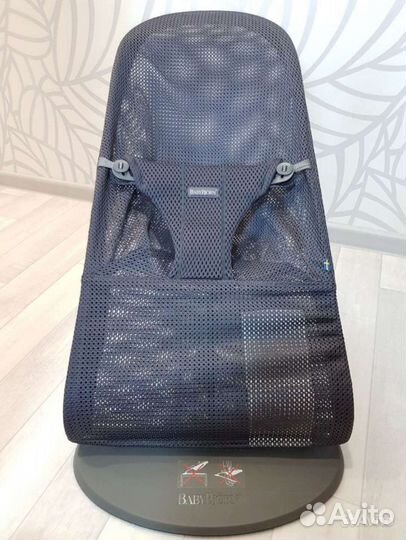 Шезлонг babybjorn bliss mesh Антрацид