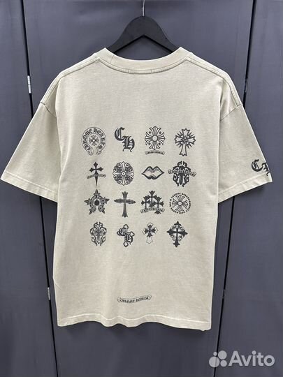 Футболка chrome hearts оверсайз (унисекс)