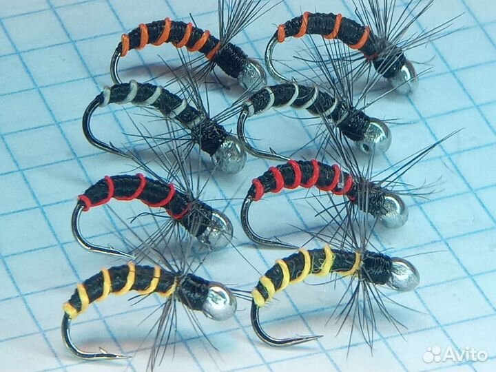 Мушки на Хариуса полосатые