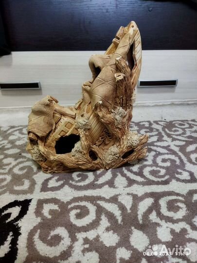 Декор для аквариума, корабль