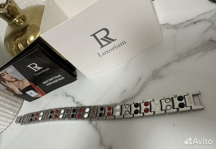 Стальной магнитный браслет от давления мужской