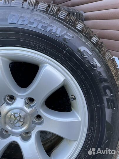 Зимняя резина с дисками r17 Прадо 120