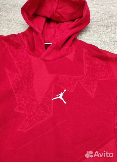 Худи мужское Air Jordan Logo Red (Оригинал)