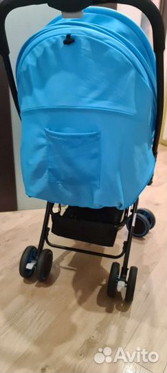 Прогулочная коляска babyton mobile blue