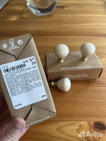 Мебельные ручки zara home, 5 шт