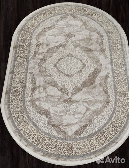 Ковер Kardelen Marmaris 26491B cream/beige Овал