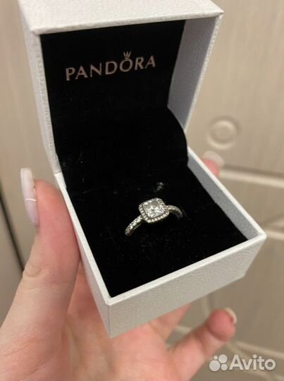 Кольцо пандора серебро pandora
