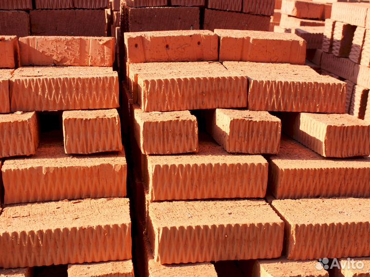 Кирпич красный бутовый, забутовочный, рядовой