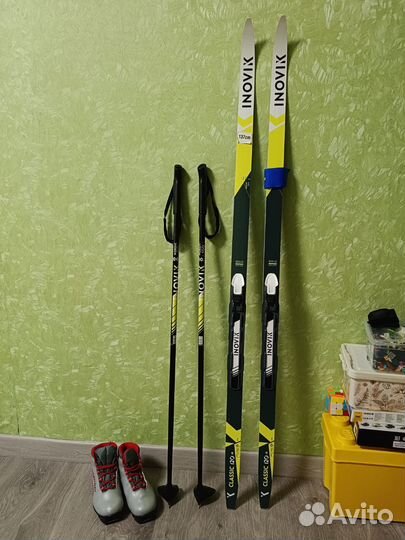 Лыжи детские комплект